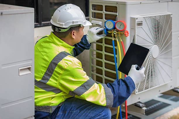 Professional Ductwork Repair technician working in Columbia, MD